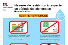 Sécheresse - Alerte renforcée - 5 juillet 2022