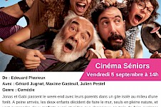 Séance de cinéma seniors