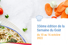 Menu restaurant scolaire - semaine du 10 au 14 octobre 2022 - Semaine du goût