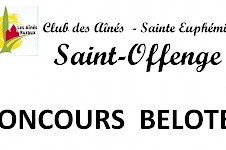 Concours de belote - samedi 18 mars 2023