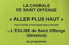 Concert de la chorale de Saint-Offenge - 9 juin 2023