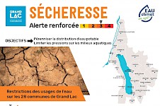 Alerte renforcée sécheresse - Arrêté préfectoral du 22 août 2023