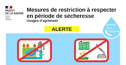 Alerte sécheresse - Arrêté préfectoral du 6 octobre 2023