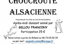 Choucroute Alsacienne - Édition 2023