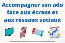 Conférence Atout-Jeunes - Accompagner son ado face aux écrans et réseaux sociaux - 16 mai 2024