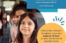 Inscriptions aux transports scolaires GRAND LAC pour la rentrée scolaire 2025-2026