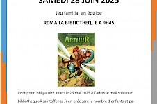 La bibliothèque municipale propose un jeu familial en équipe le 28 juin 2025