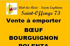 Vente à emporter - Boeuf Bourguignon - 19 Octobre 2025