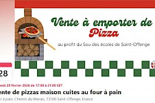 Vente de pizzas à emporter